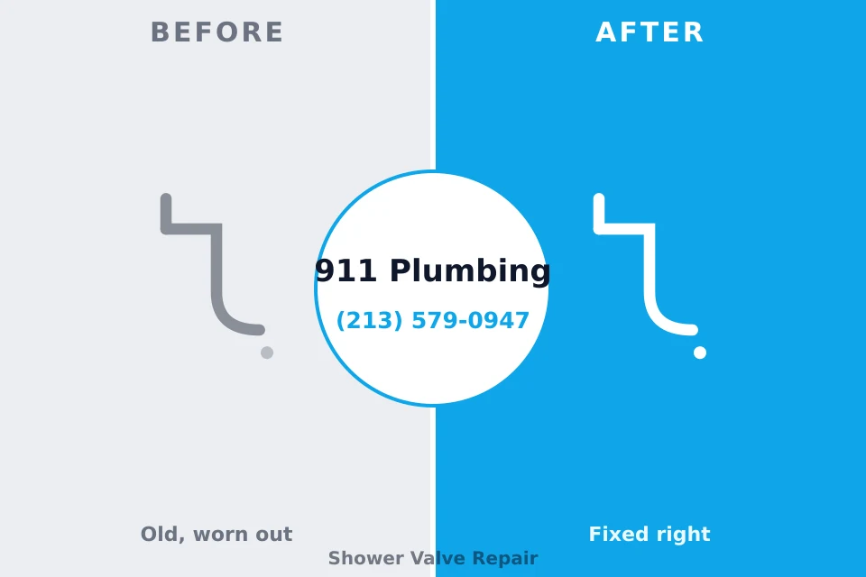 Before and after: plumbing company Scottville, MI